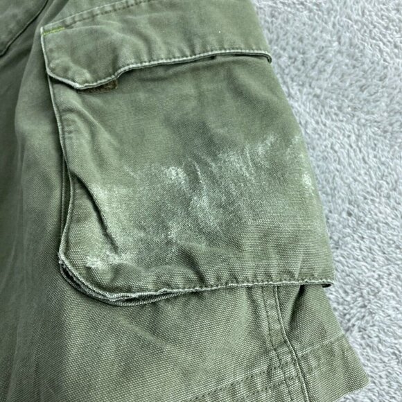 Columbia Cargo Shorts Mens 36W 12" Green Cotton/Polyester Casual Outdoor 5714 - Picture 6 of 11